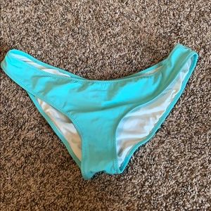 VS Pink turquoise bikini bottoms (M)